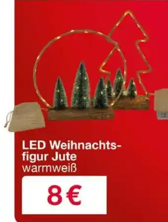 Woolworth LED Weihnachtsfigur Jute Angebot