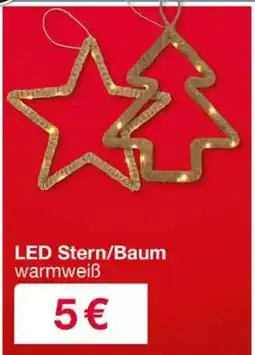 Woolworth LED Stern/Baum Angebot