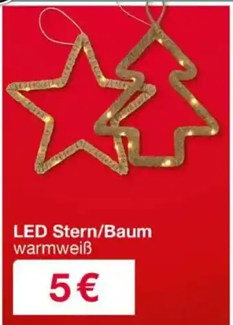 Woolworth LED Stern/Baum Angebot