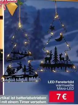 Woolworth LED Fensterbild Angebot