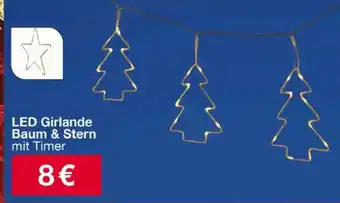Woolworth LED Girlande Baum & Stern Angebot