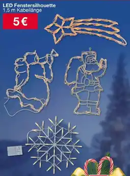 Woolworth LED Fenstersilhouette Angebot