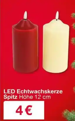 Woolworth LED Echtwachskerze Spitz Angebot