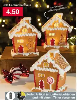 Woolworth LED Lebkuchenhaus Angebot