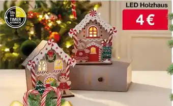 Woolworth LED Holzhaus Angebot