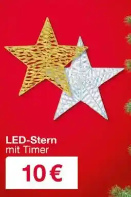 Woolworth LED-Stern mit Timer Angebot