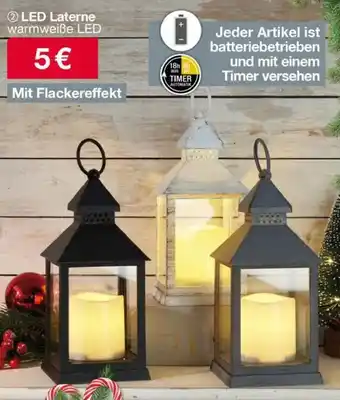 Woolworth LED Laterne Angebot