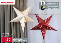 Woolworth LED-Stern Angebot