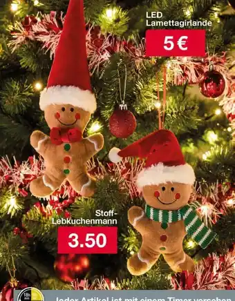 Woolworth Stoff- Lebkuchenmann Angebot