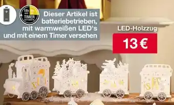 Woolworth LED-Holzzug Angebot