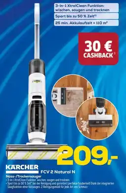 Euronics Berlet KÄRCHER Nass-/Trockensauger FCV 2 Natural N Angebot