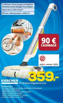 Euronics Berlet KÄRCHER Bodenwischer FC 8 Smart Signature Line Angebot