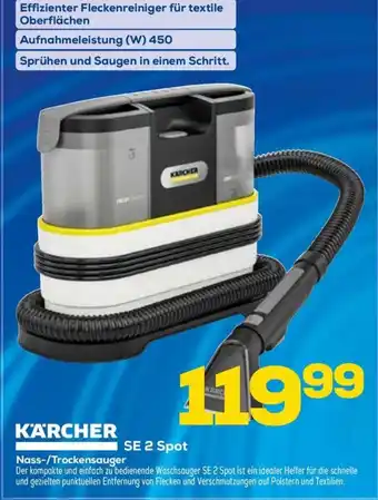 Euronics Berlet KÄRCHER Nass-/Trockensauger SE 2 Spot Angebot