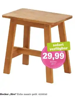 Höffner Hocker „Siro" Angebot