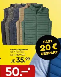 Galeria Herren-Steppweste Angebot