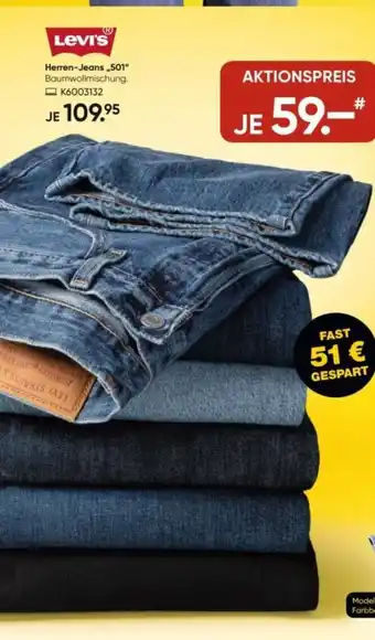 Galeria Levi's Herren-Jeans „501" Angebot