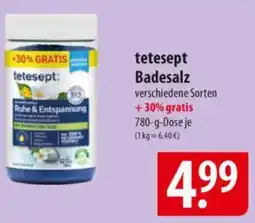 Famila Nord Ost tetesept Badesalz Angebot