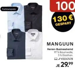 Galeria MANGUUN Herren-Businesshemd Angebot