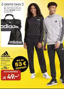 Galeria adidas Damen- oder Herren- Trainingsanzug Angebot