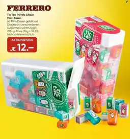 Galeria FERRERO Tic Tac Travels Liliput Mini-Boxen Angebot