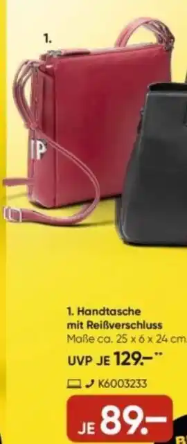 Galeria PICARD Handtasche mit Reißverschluss Angebot