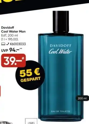 Galeria Davidoff Cool Water Man EdT Angebot