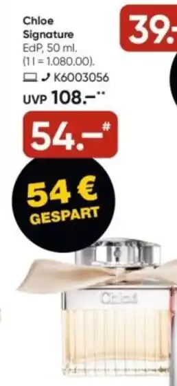 Galeria Chloe Signature EdP Angebot