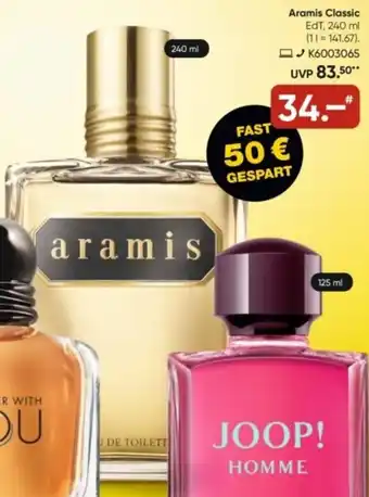 Galeria Aramis Classic EdP Angebot
