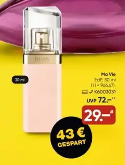 Galeria BOSS Ma Vie EdP Angebot