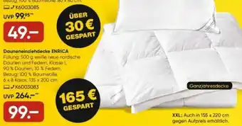 Galeria billerbeck Dauneneinziehdecke ENRICA Angebot