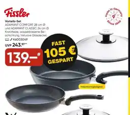 Galeria Fissler Vorteils-Set ADAMANT COMFORT 28 cm und ADAMANT CLASSIC 24 cm Angebot