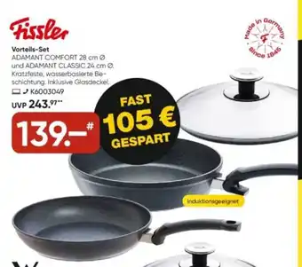 Galeria Fissler Vorteils-Set ADAMANT COMFORT 28 cm und ADAMANT CLASSIC 24 cm Angebot