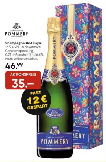 Galeria POMMERY Champagner Brut Royal Angebot
