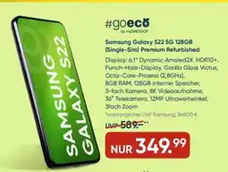 Galeria #goeco by mySWOOOP Samsung Galaxy S22 5G 128GB (Single-Sim) Premium Refurbished Angebot