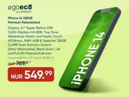 Galeria #goeco by mySWOOOP iPhone 14 128GB Premium Refurbished Angebot