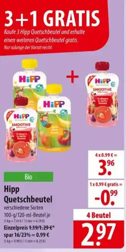 Famila Nord Ost Hipp Quetschbeutel Angebot