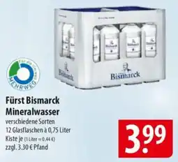 Famila Nord Ost Fürst Bismarck Mineralwasser Angebot