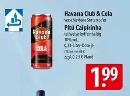Famila Nord Ost Havana Club & Cola Pitú Caipirinha Angebot