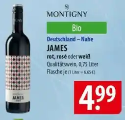 Famila Nord Ost SI MONTIGNY Deutschland - Nahe JAMES rot, rosé oder weiß Angebot