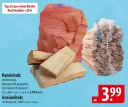 Famila Nord Ost Kaminholz oder Anzündholz Angebot