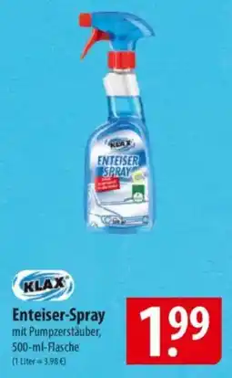 Famila Nord Ost KLAX Enteiser-Spray Angebot