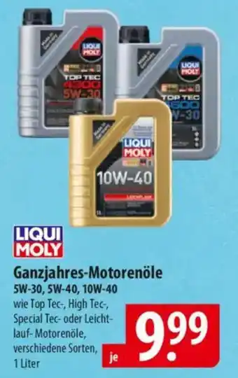Famila Nord Ost LIQUI MOLY Ganzjahres-Motorenöle 5W-30, 5W-40, 10W-40 Angebot
