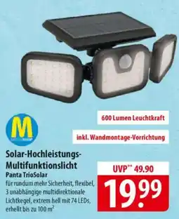 Famila Nord Ost Solar-Hochleistungs- Multifunktionslicht Panta TrioSolar Angebot
