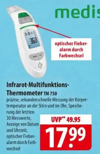 Famila Nord Ost medisana Infrarot-Multifunktions- Thermometer TM 750 Angebot