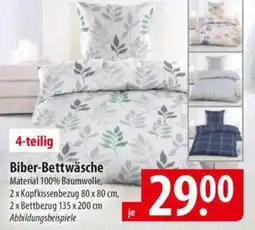 Famila Nord Ost Biber-Bettwäsche Angebot