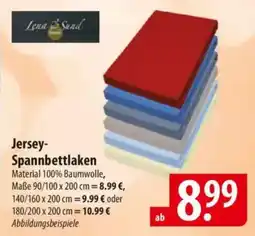 Famila Nord Ost Jersey- Spannbettlaken Angebot