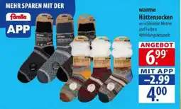 Famila Nord Ost warme Hüttensocken Angebot