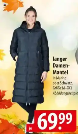Famila Nord Ost langer Damen- Mantel Angebot