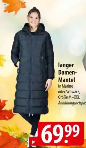 Famila Nord Ost langer Damen- Mantel Angebot
