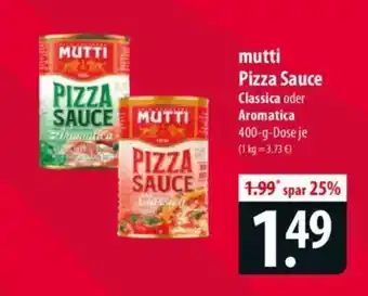 Famila Nord Ost mutti Pizza Sauce Classica oder Aromatica Angebot